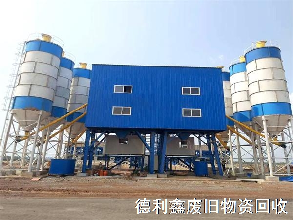 二手水泥罐回收，散裝水泥倉回收，攪拌站設備回收